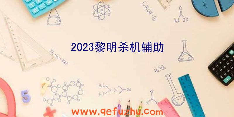 2023黎明杀机辅助