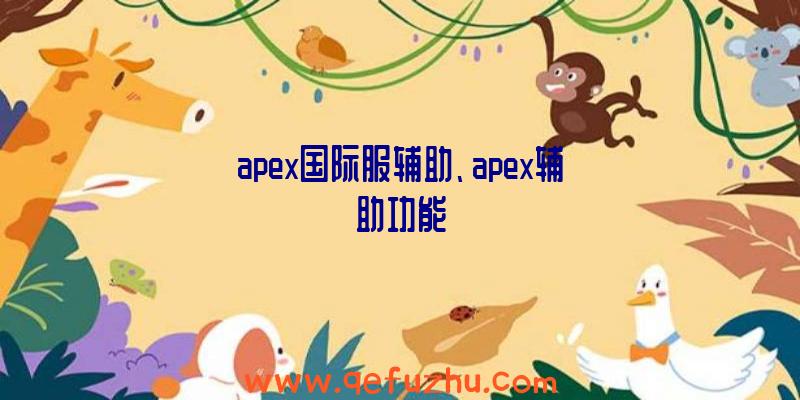 apex国际服辅助、apex辅助功能