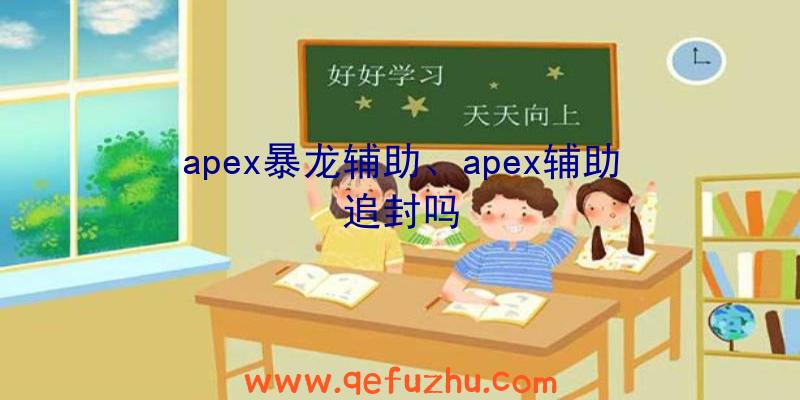 apex暴龙辅助、apex辅助追封吗