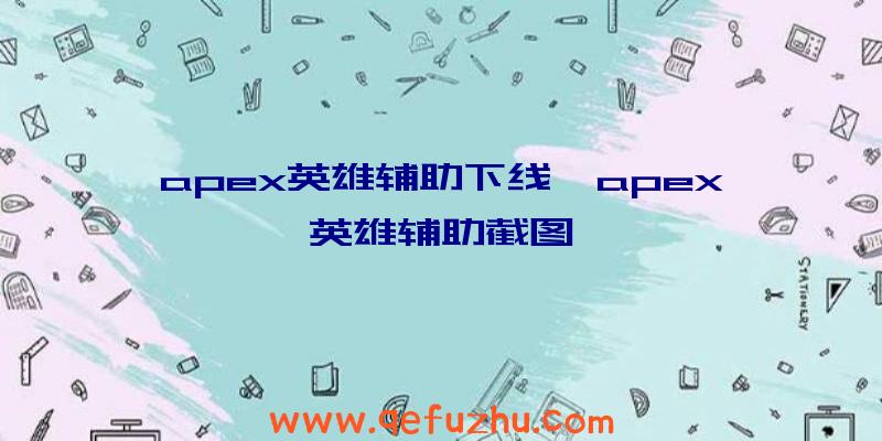 apex英雄辅助下线、apex英雄辅助截图