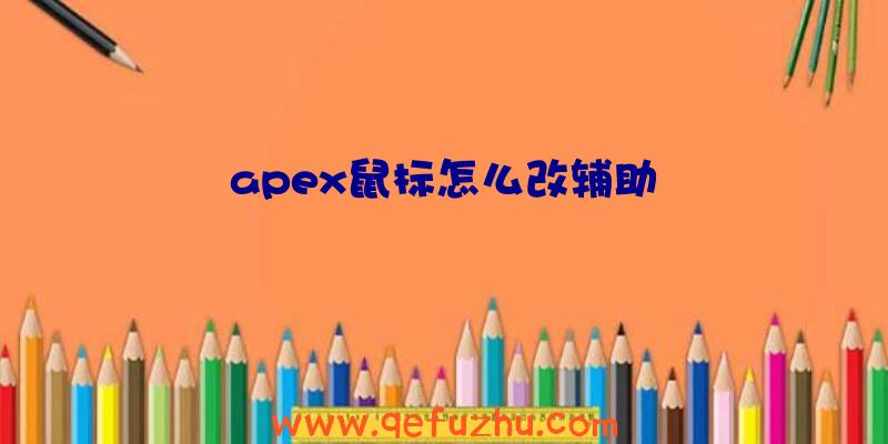 apex鼠标怎么改辅助