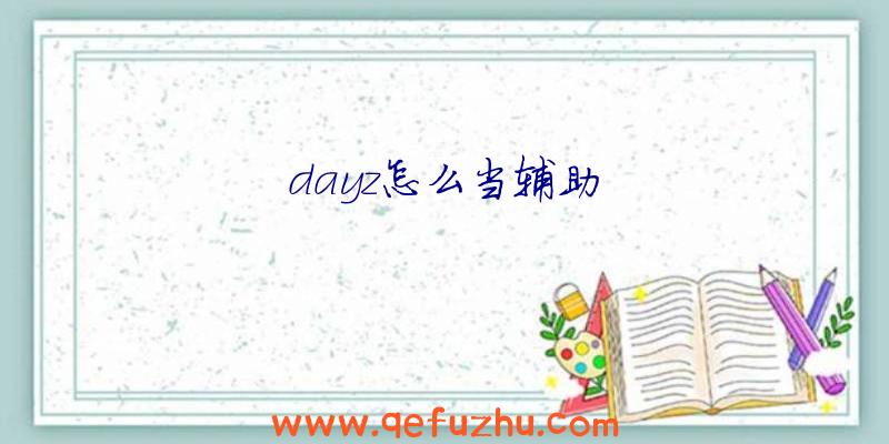 dayz怎么当辅助