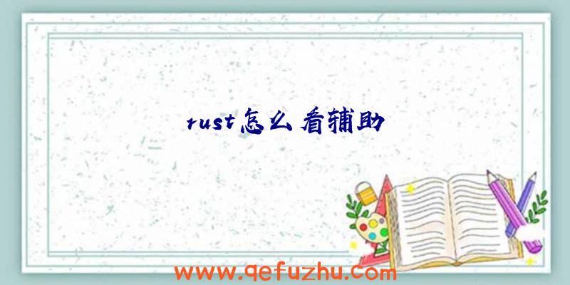 rust怎么看辅助