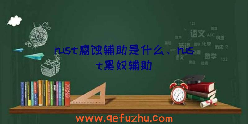 rust腐蚀辅助是什么、rust黑奴辅助