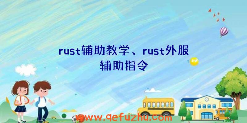 rust辅助教学、rust外服辅助指令