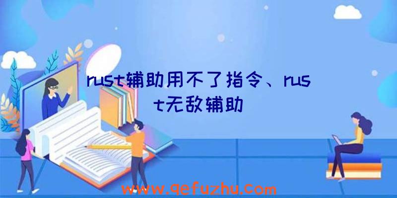 rust辅助用不了指令、rust无敌辅助