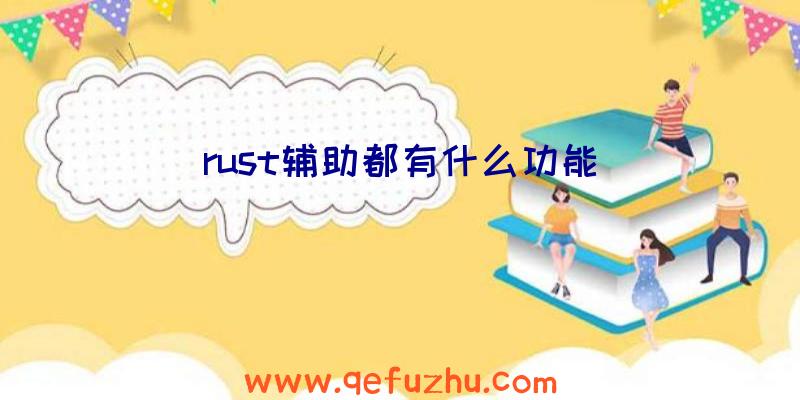 rust辅助都有什么功能