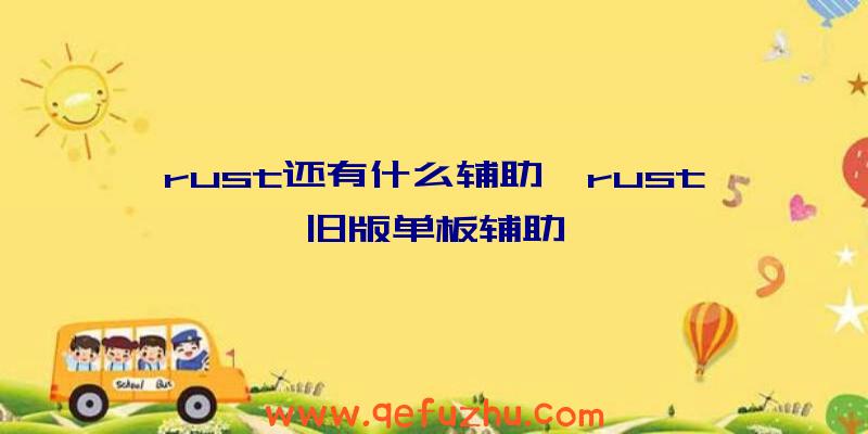 rust还有什么辅助、rust旧版单板辅助