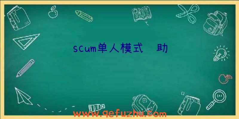 scum单人模式辅助