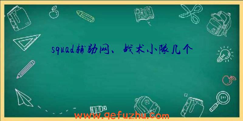 squad辅助网、战术小队几个