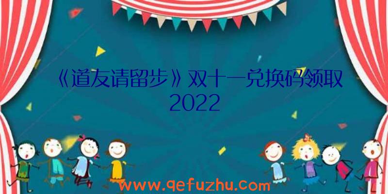 《道友请留步》双十一兑换码领取2022