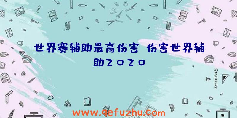 世界赛辅助最高伤害、伤害世界辅助2020