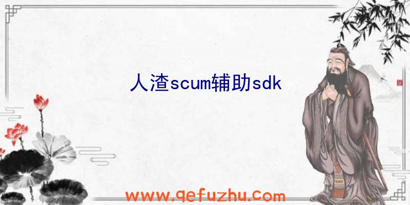 人渣scum辅助sdk