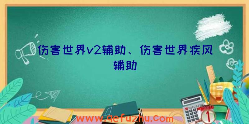 伤害世界v2辅助、伤害世界疾风辅助