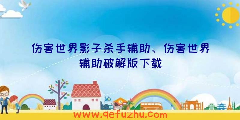 伤害世界影子杀手辅助、伤害世界辅助破解版下载