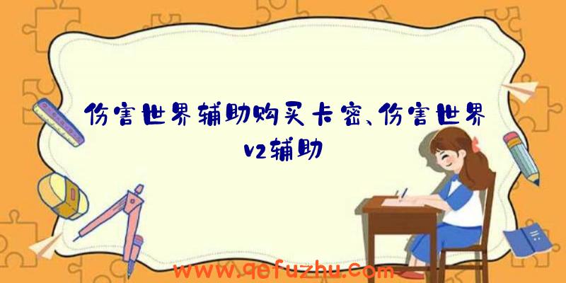 伤害世界辅助购买卡密、伤害世界v2辅助