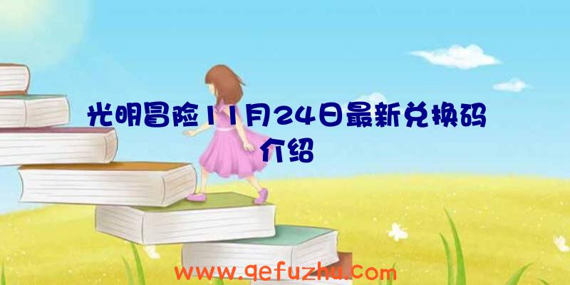 光明冒险11月24日最新兑换码介绍