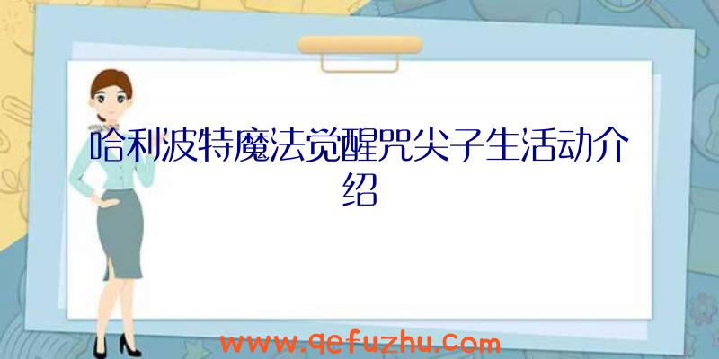 哈利波特魔法觉醒咒尖子生活动介绍