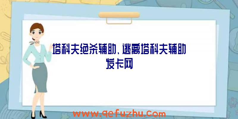 塔科夫绝杀辅助、逃离塔科夫辅助发卡网