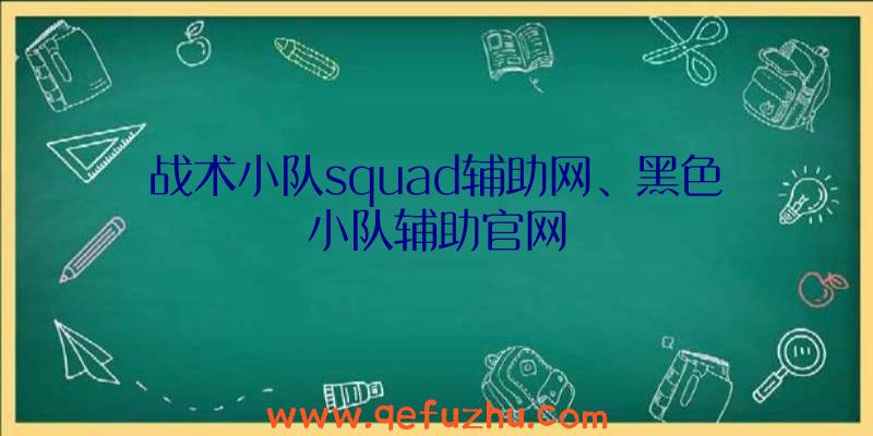 战术小队squad辅助网、黑色小队辅助官网