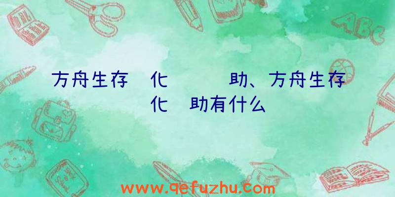 方舟生存进化经验辅助、方舟生存进化辅助有什么