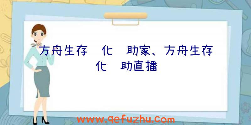方舟生存进化辅助家、方舟生存进化辅助直播