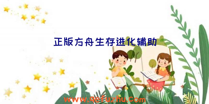 正版方舟生存进化辅助