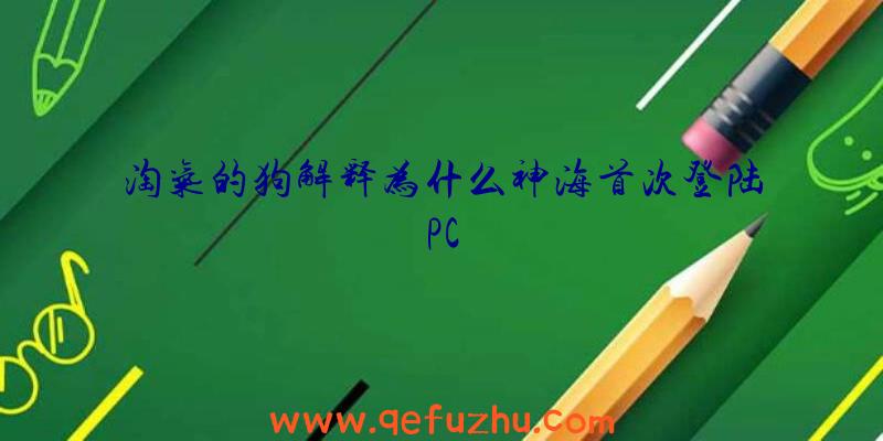 淘气的狗解释为什么神海首次登陆PC