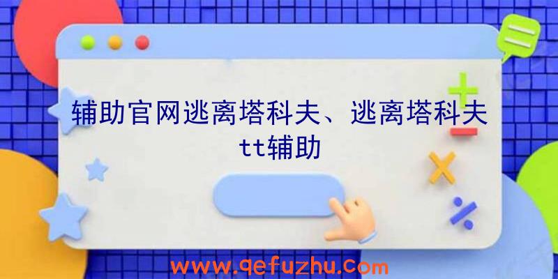 辅助官网逃离塔科夫、逃离塔科夫tt辅助