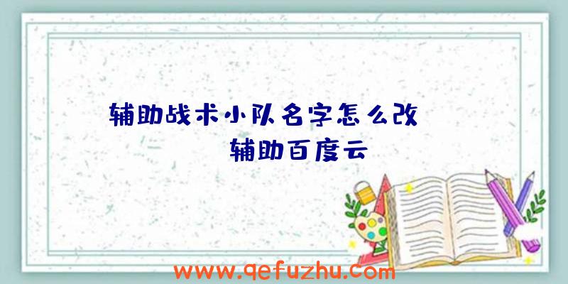 辅助战术小队名字怎么改、squad辅助百度云