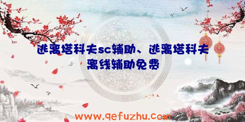 逃离塔科夫sc辅助、逃离塔科夫离线辅助免费