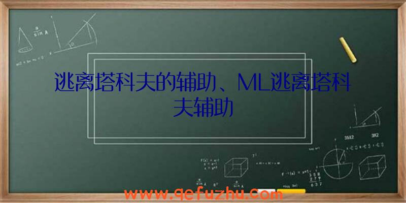 逃离塔科夫的辅助、ML逃离塔科夫辅助