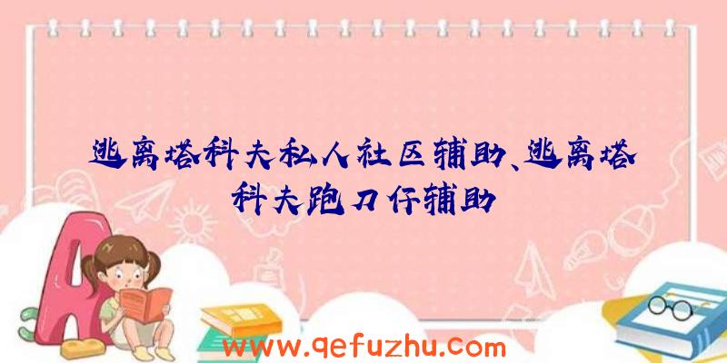 逃离塔科夫私人社区辅助、逃离塔科夫跑刀仔辅助