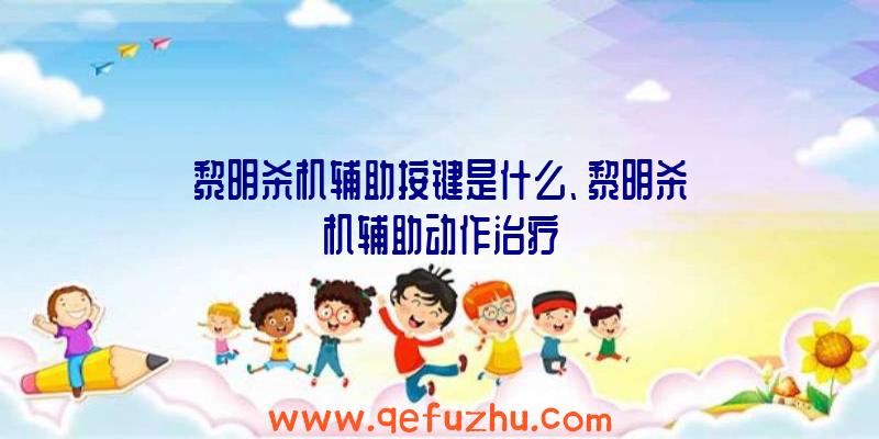 黎明杀机辅助按键是什么、黎明杀机辅助动作治疗